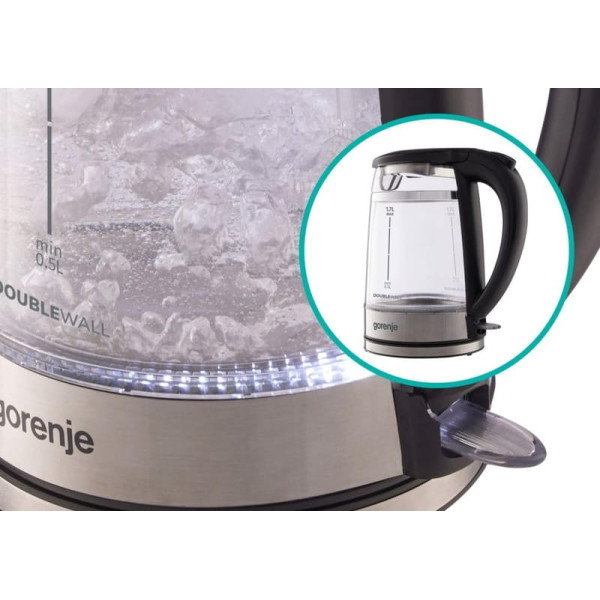 Електрочайник Gorenje K17GDW