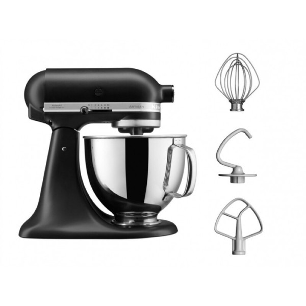 Кухонна машина KitchenAid Artisan 4.8 л Black (5KSM125EBM)
