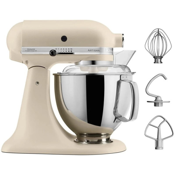 Кухонна машина KitchenAid Artisan 4.8 л Porcelain White (5KSM125EPL)