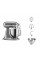 Кухонна машина KitchenAid Artisan 5KSM185PSEMS Silver Medallion