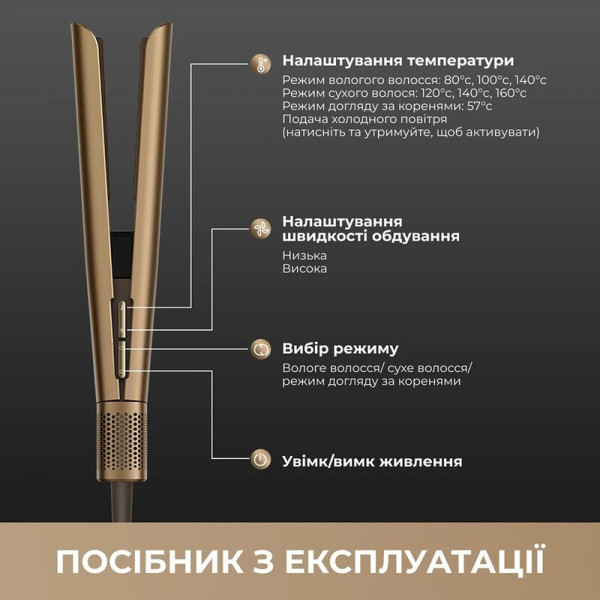 Випрямляч для волосся Dreame Aero Straight (AMA10A)